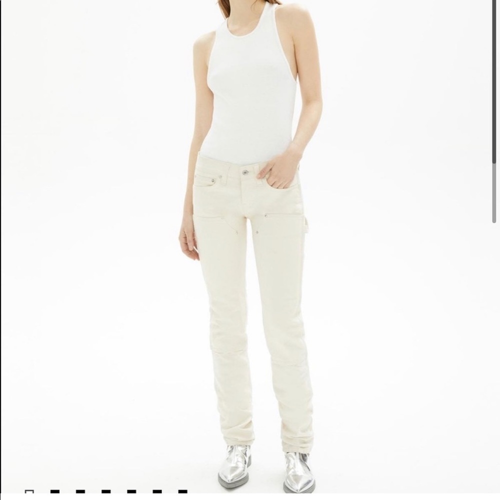 Helmut Lang jeans low rise